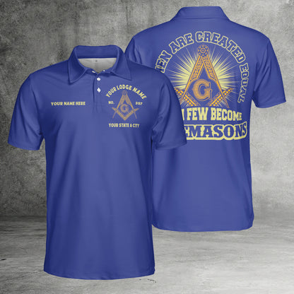 Custom Few Become Freemasons Polo Shirt