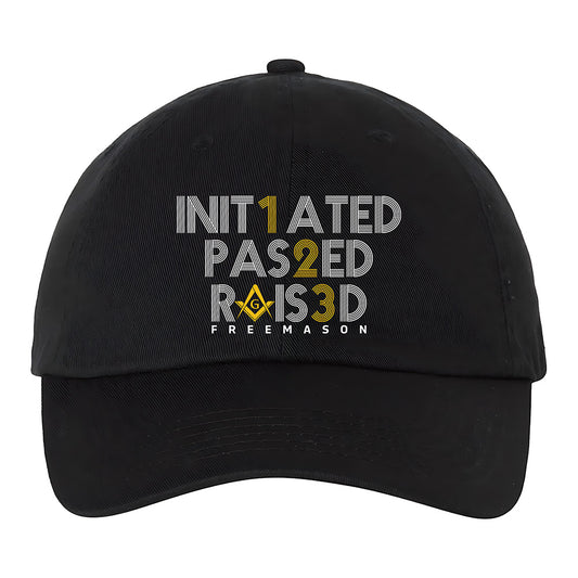 Initiated Passed Raised Hat - Printed