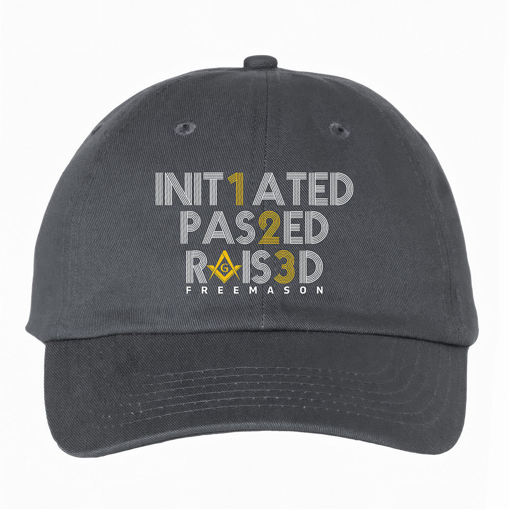 Initiated Passed Raised Hat - Printed