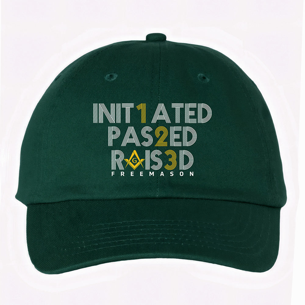 Initiated Passed Raised Hat - Printed