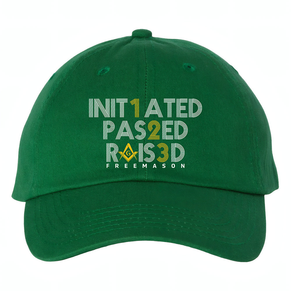 Initiated Passed Raised Hat - Printed