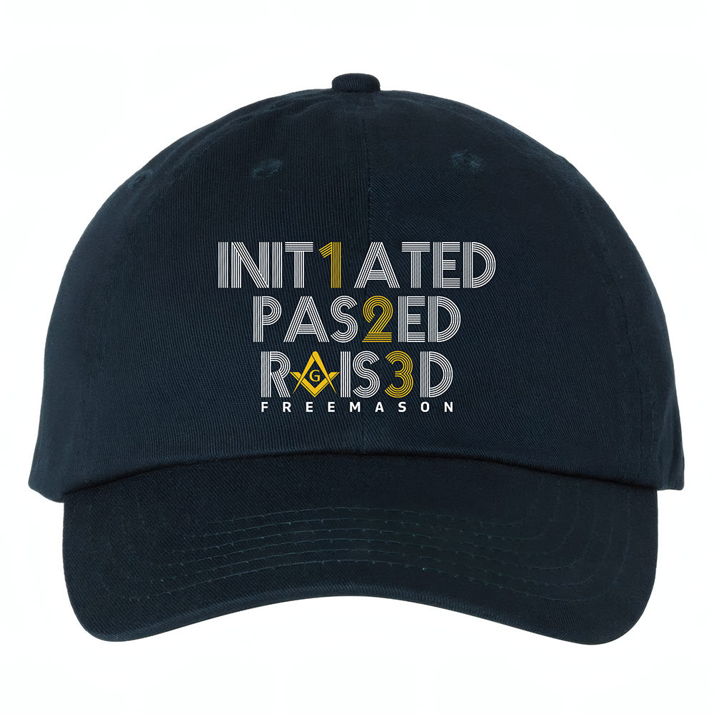 Initiated Passed Raised Hat - Printed