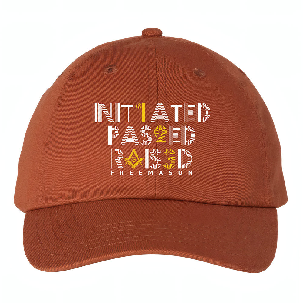 Initiated Passed Raised Hat - Printed