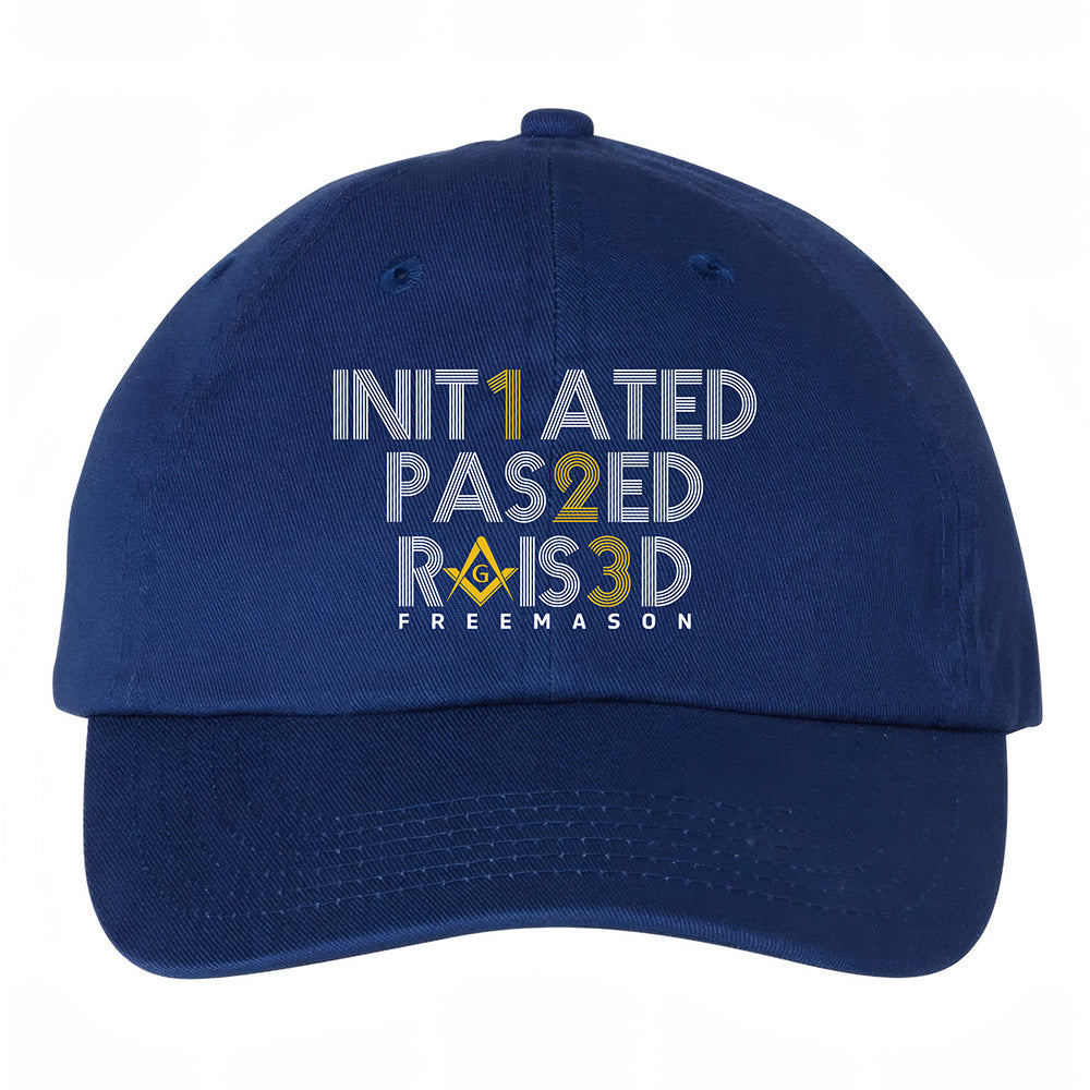 Initiated Passed Raised Hat - Printed