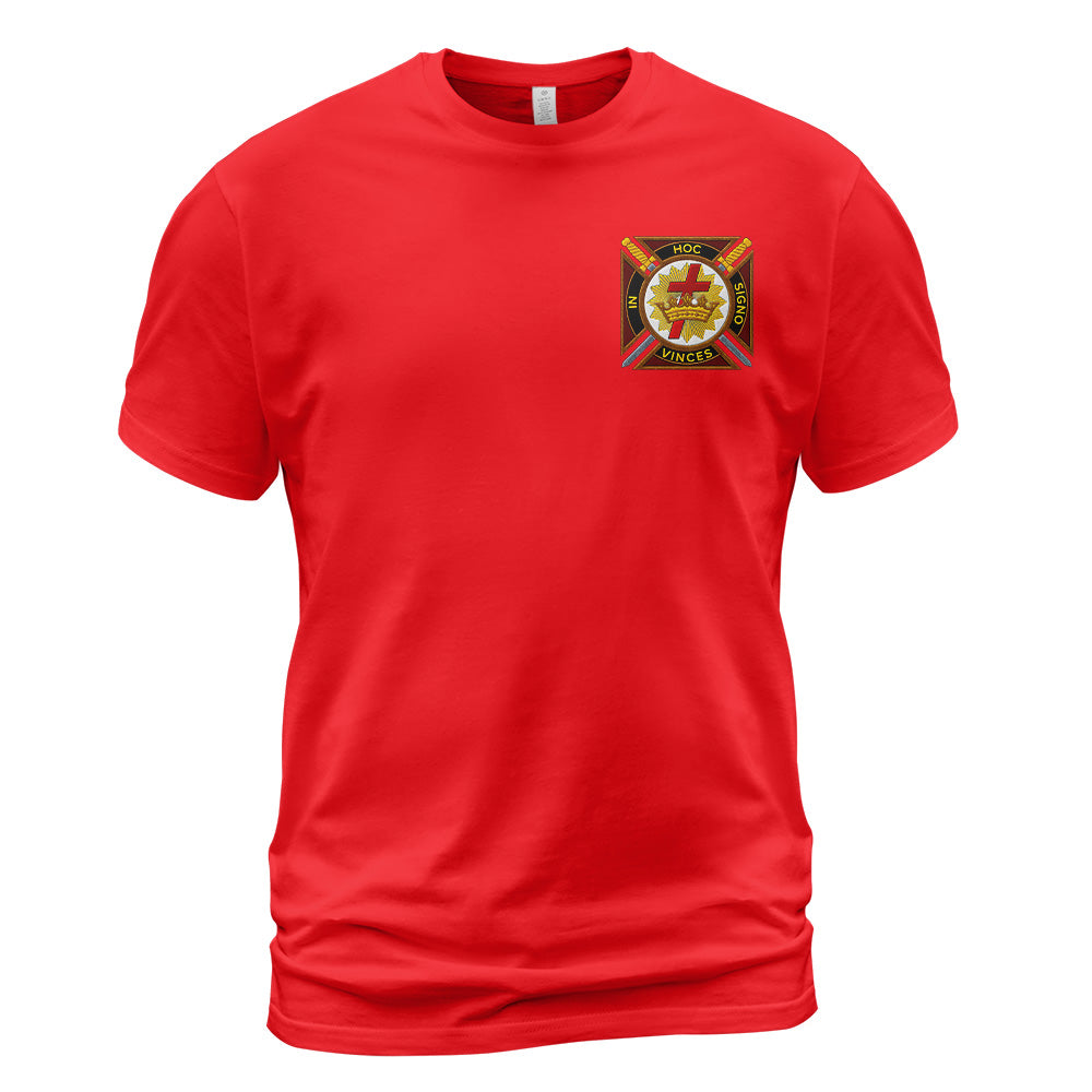 Knights Templar T-Shirt -Embroidered