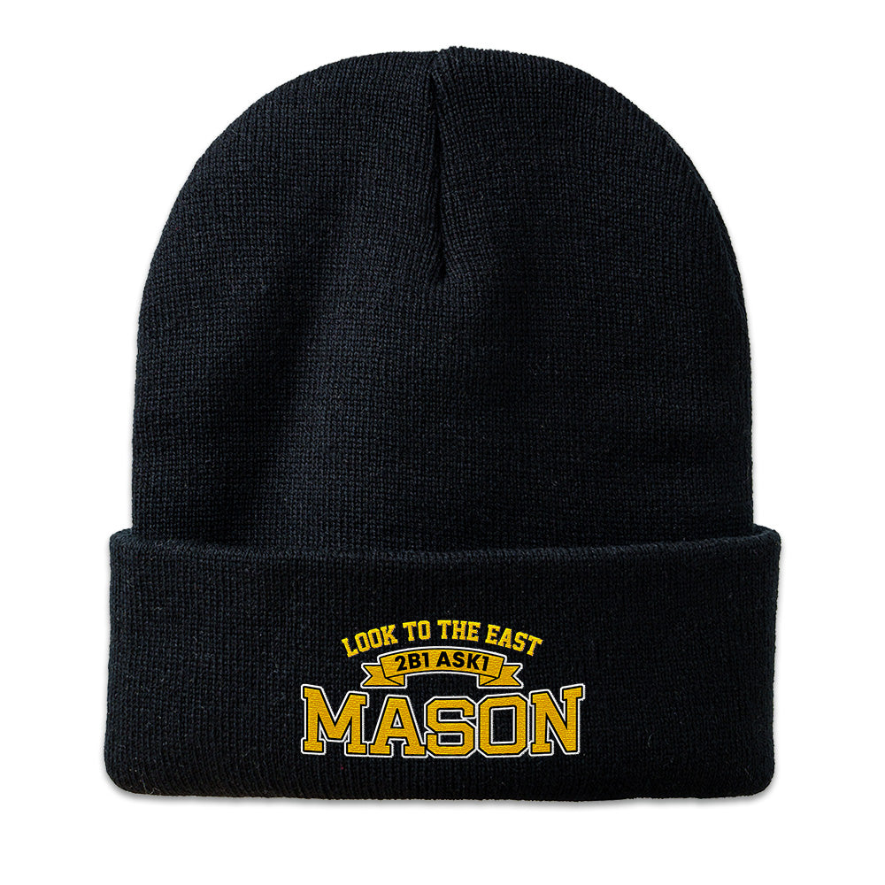 Look To The East Beanie - Embroidered