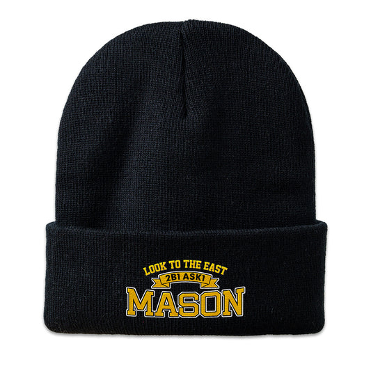 Look To The East Beanie - Embroidered