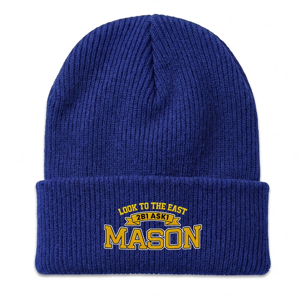 Look To The East Beanie - Embroidered
