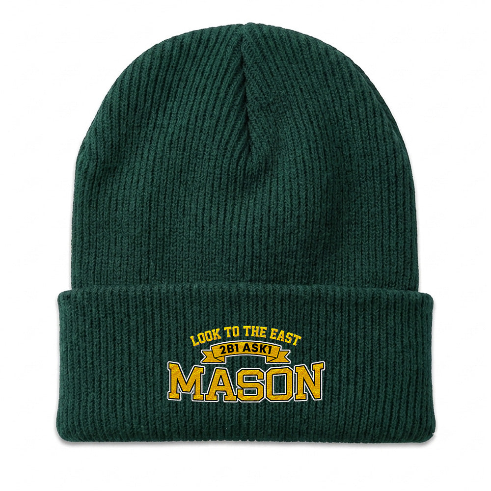 Look To The East Beanie - Embroidered