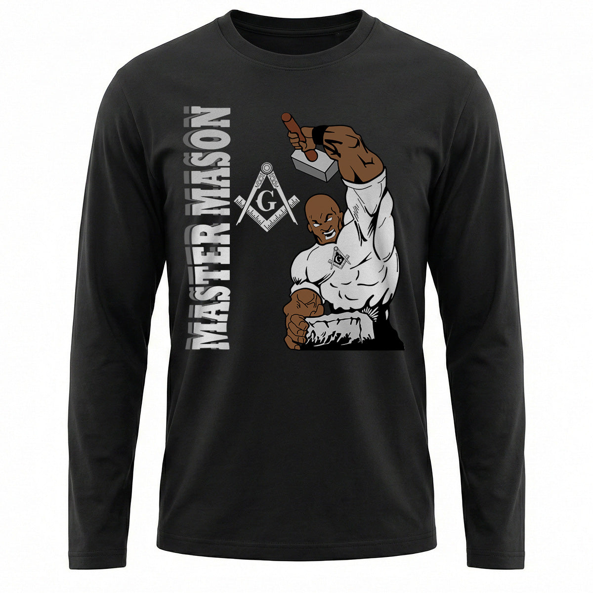 Master Mason With Hammer Long Sleeve