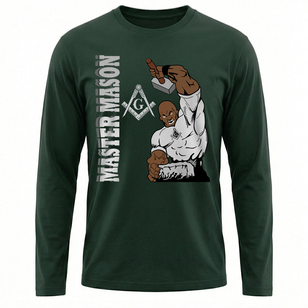 Master Mason With Hammer Long Sleeve