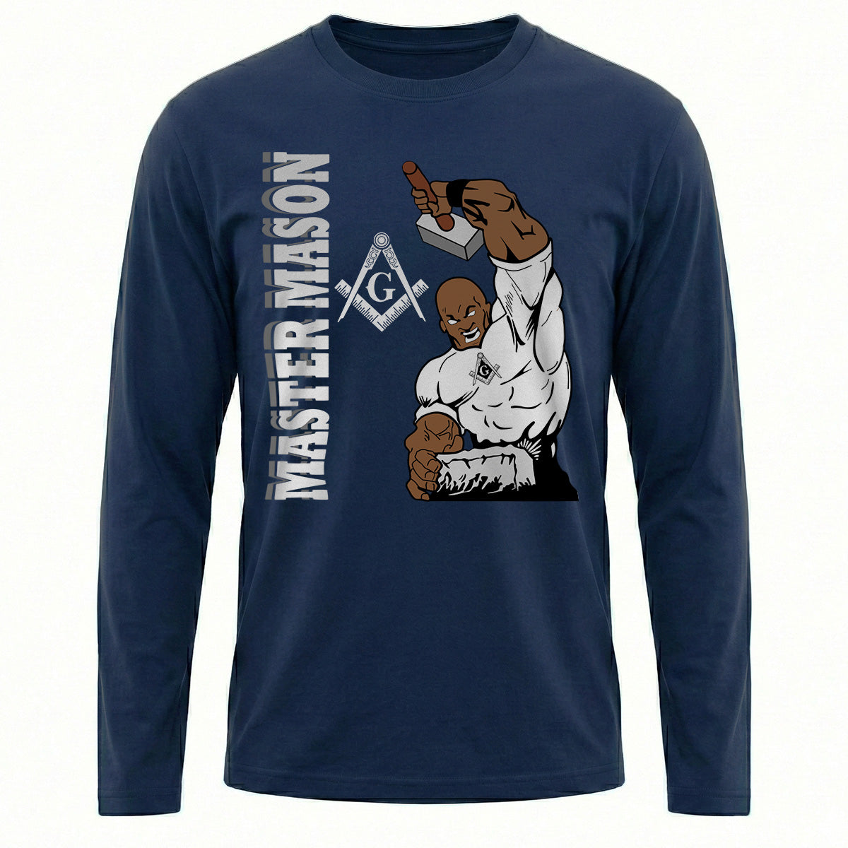 Master Mason With Hammer Long Sleeve