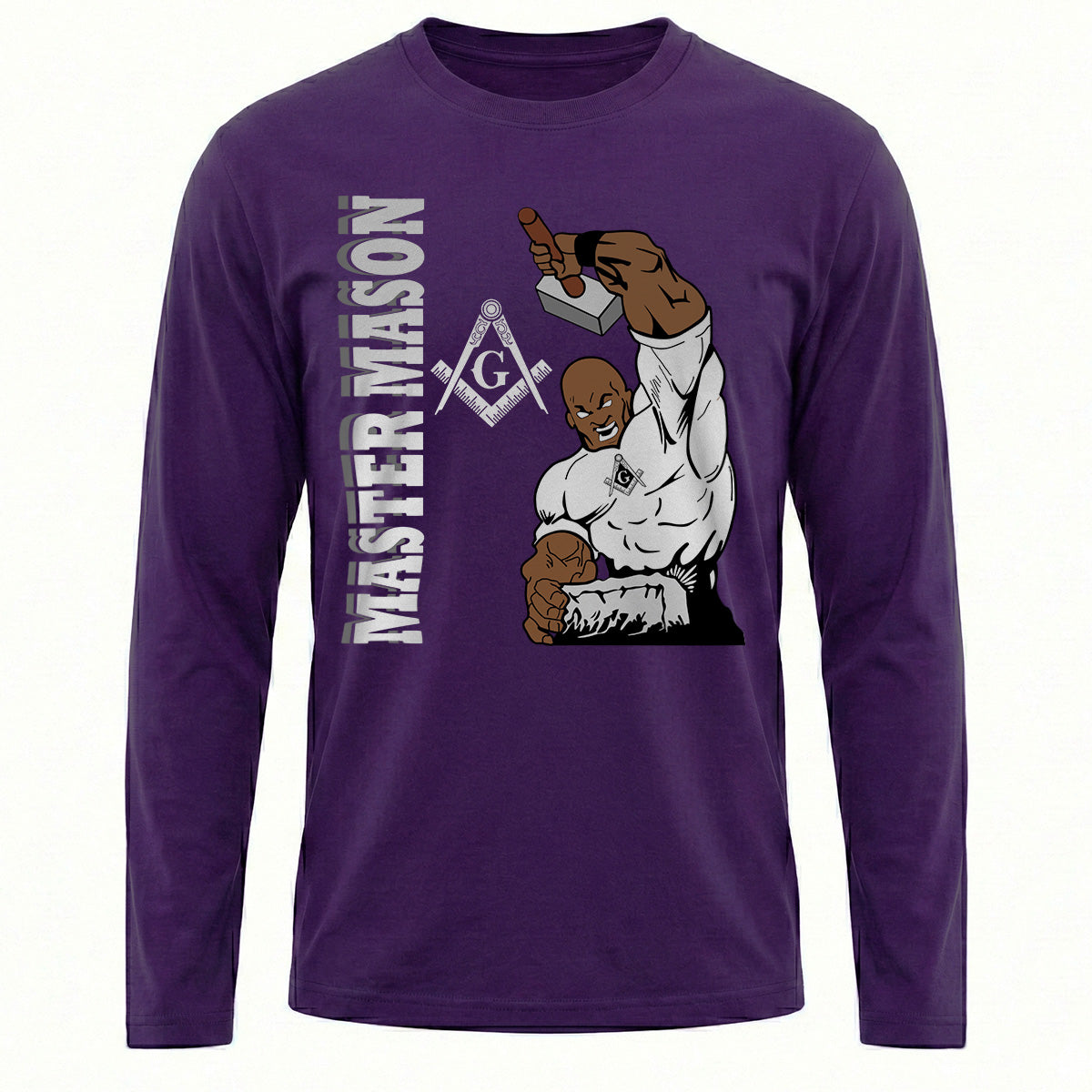 Master Mason With Hammer Long Sleeve