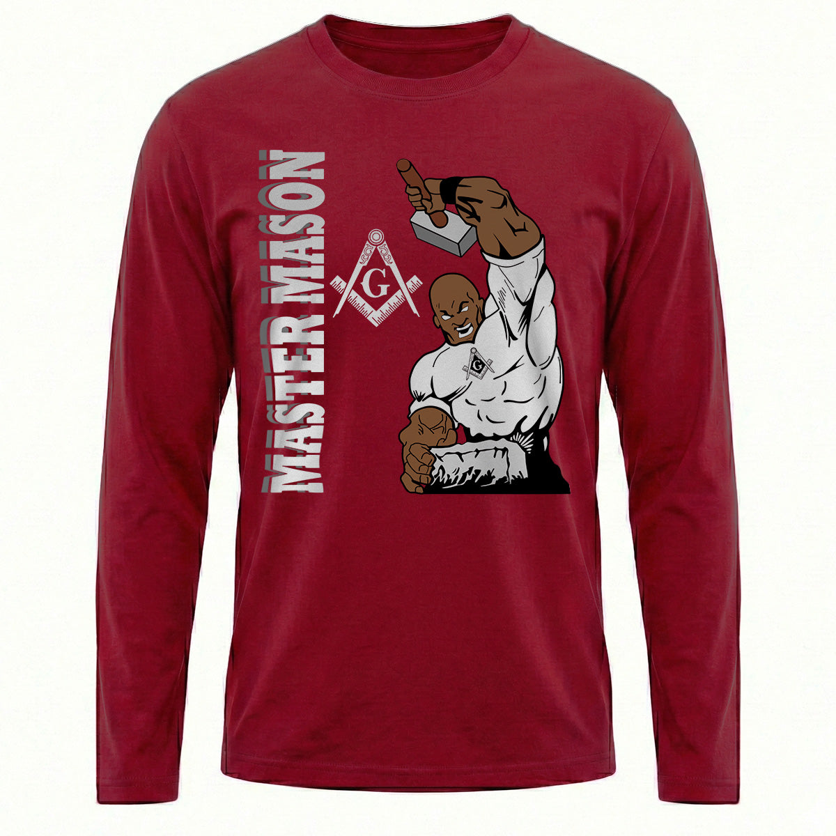 Master Mason With Hammer Long Sleeve