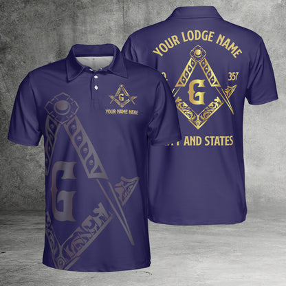 Custom Freemason Polo Shirt