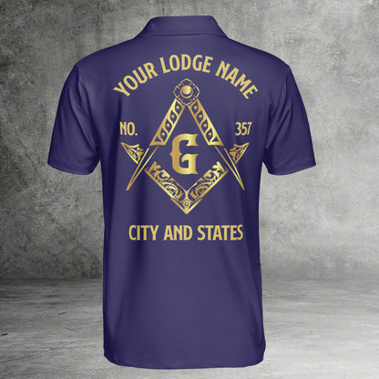 Custom Freemason Polo Shirt