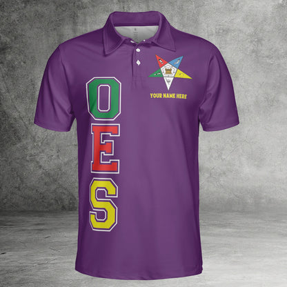Custom Order of the Eastern Star OES Polo Shirt