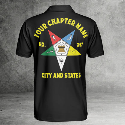 Custom Order of the Eastern Star OES Polo Shirt