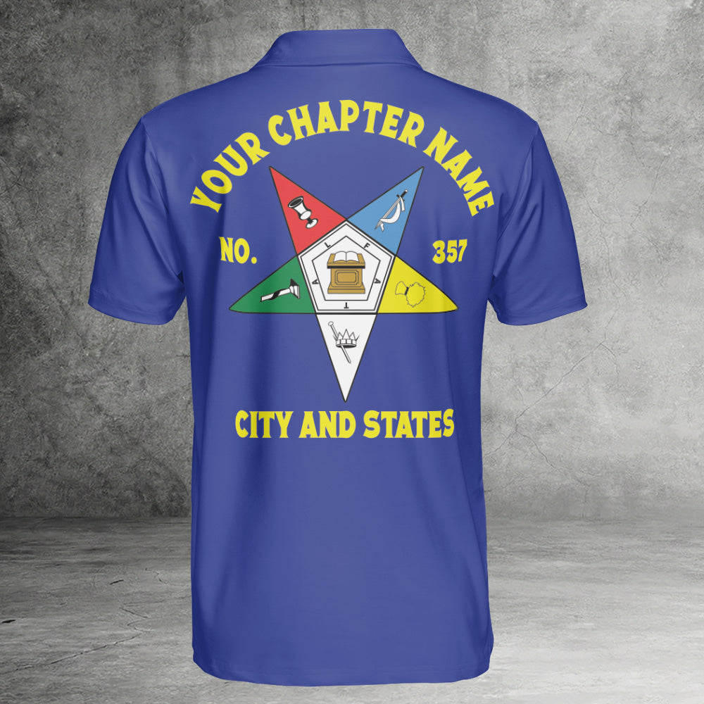 Custom Order of the Eastern Star OES Polo Shirt