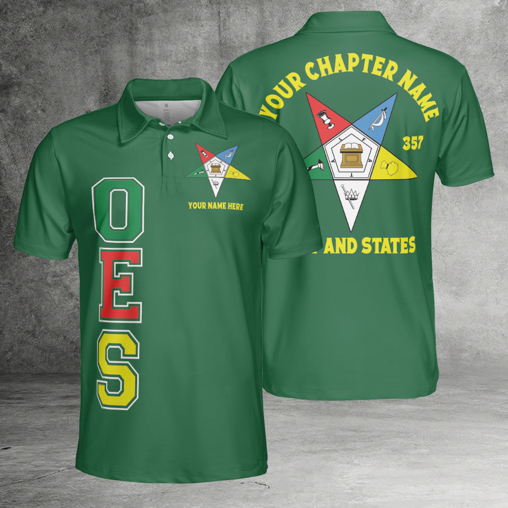 Custom Order of the Eastern Star OES Polo Shirt