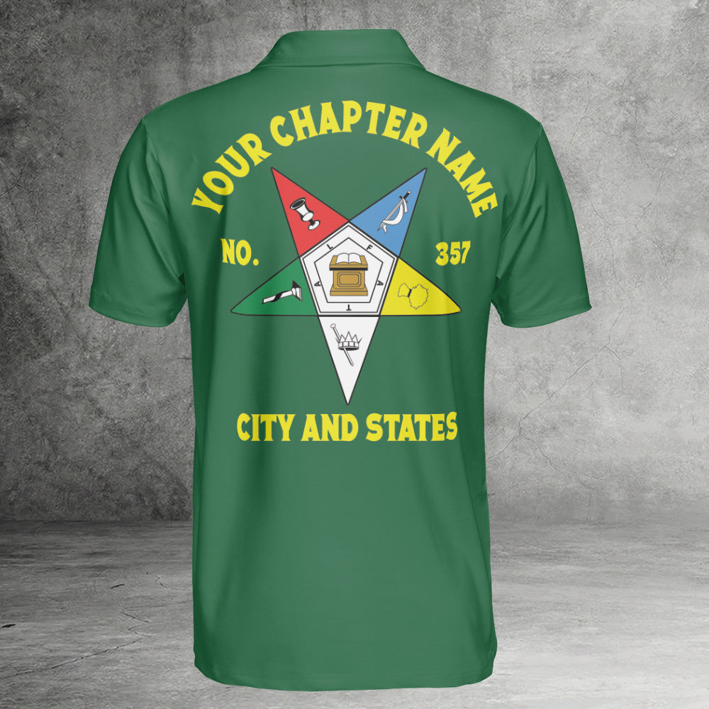 Custom Order of the Eastern Star OES Polo Shirt