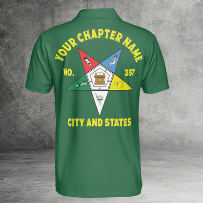 Custom Order of the Eastern Star OES Polo Shirt