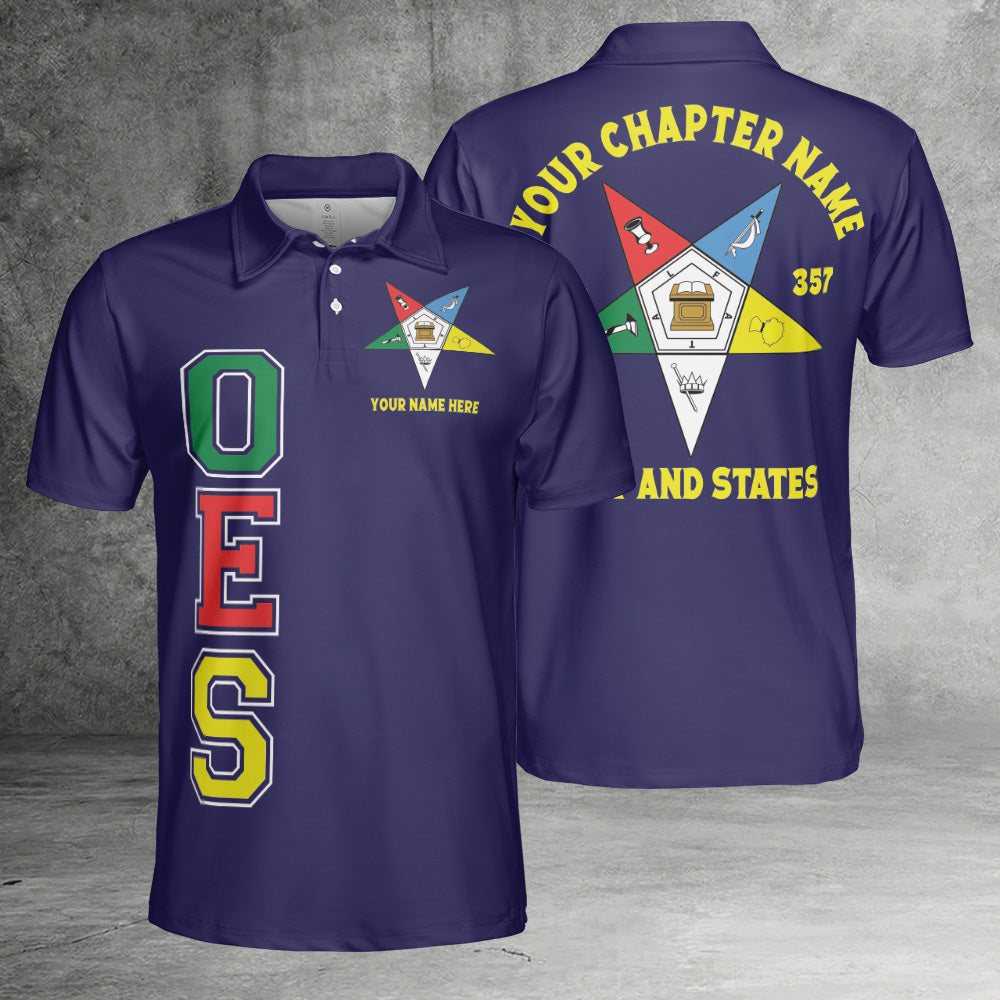 Custom Order of the Eastern Star OES Polo Shirt
