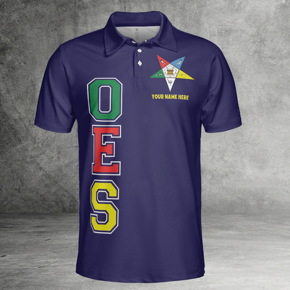 Custom Order of the Eastern Star OES Polo Shirt