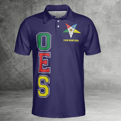 Custom Order of the Eastern Star OES Polo Shirt