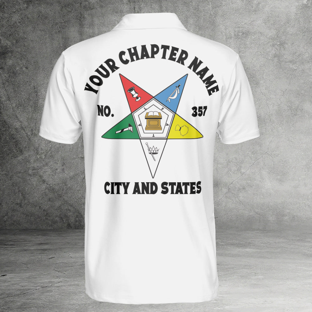 Custom Order of the Eastern Star OES Polo Shirt