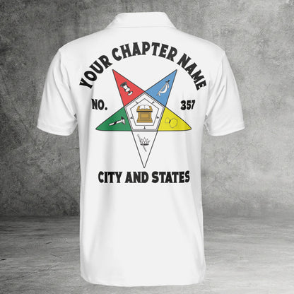 Custom Order of the Eastern Star OES Polo Shirt