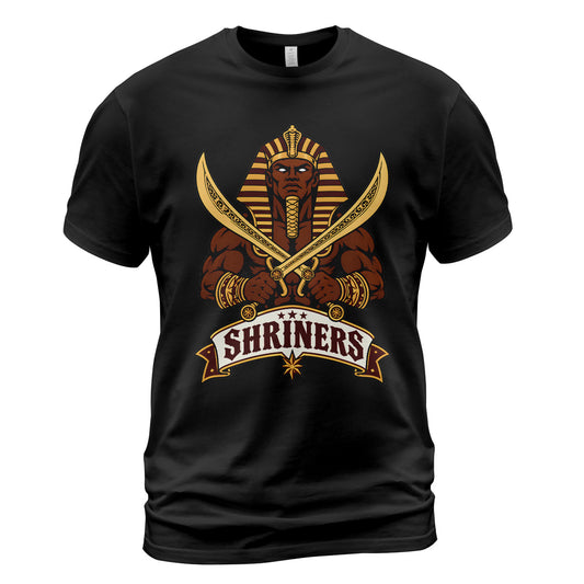 Shriners Brotherhood Ancient Warrior Emblem T-Shirt