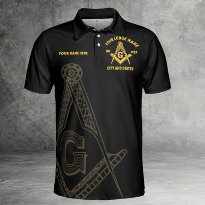 Custom Prince Hall Mason Polo Shirt
