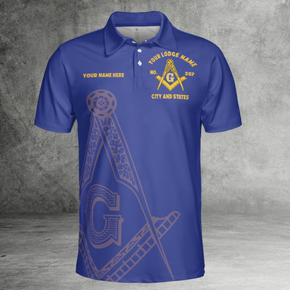 Custom Prince Hall Mason Polo Shirt
