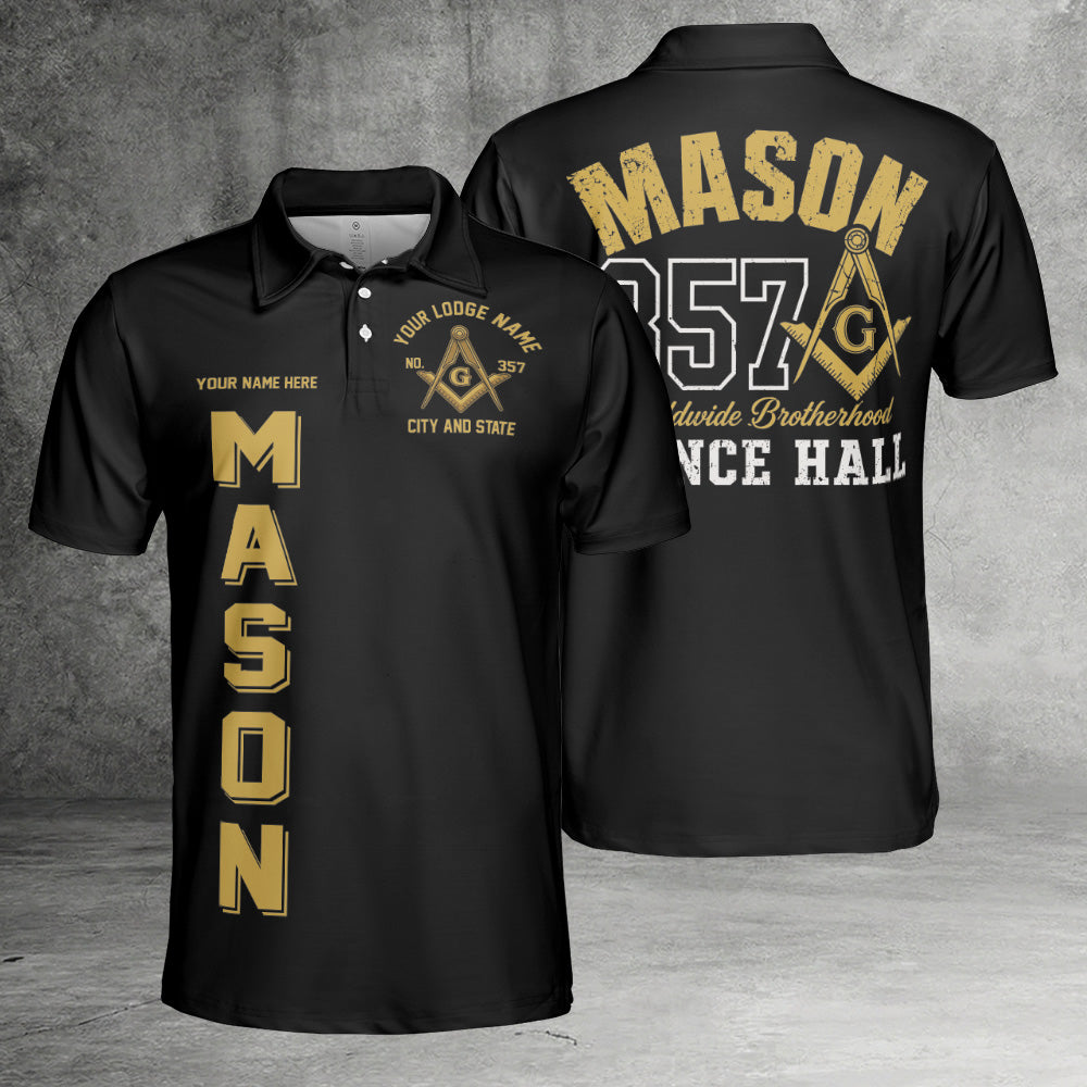 Custom Prince Hall Masonic Polo Shirt