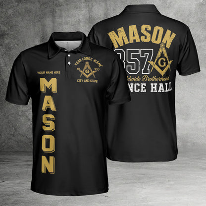 Custom Prince Hall Masonic Polo Shirt