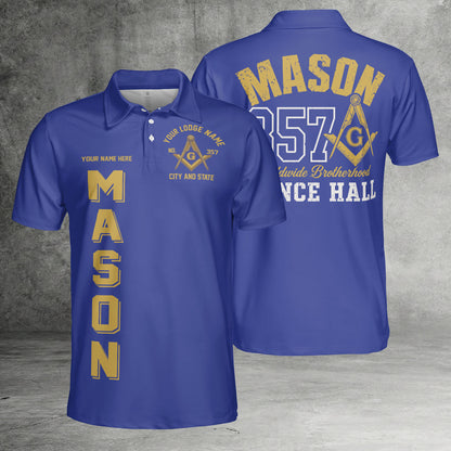 Custom Prince Hall Masonic Polo Shirt