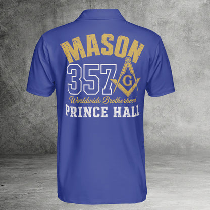 Custom Prince Hall Masonic Polo Shirt