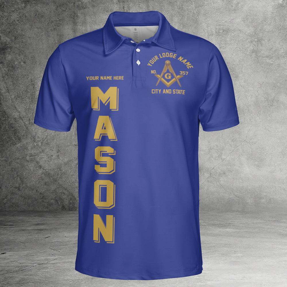 Custom Prince Hall Masonic Polo Shirt