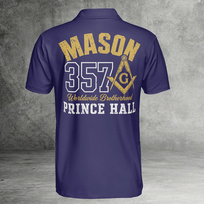 Custom Prince Hall Masonic Polo Shirt