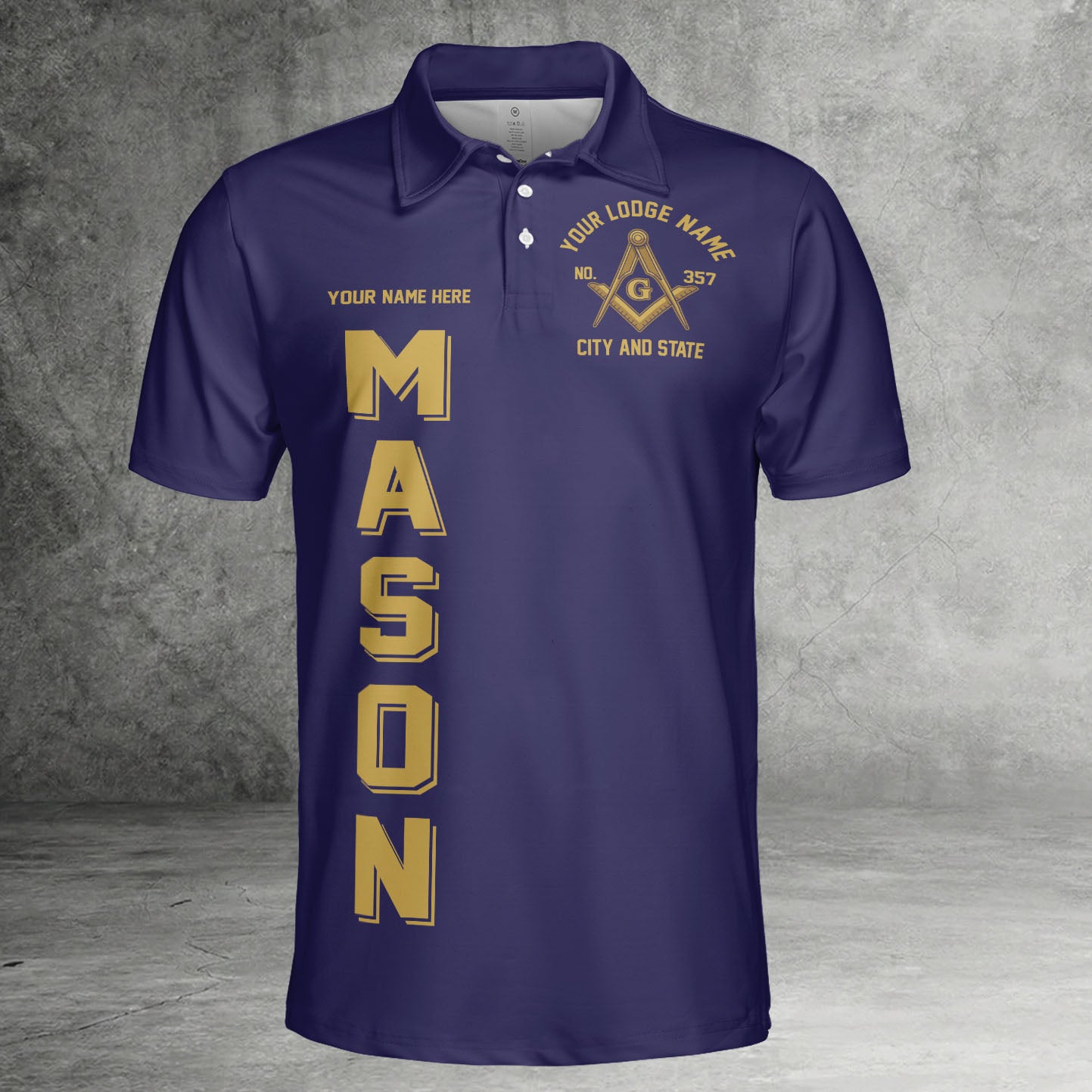 Custom Prince Hall Masonic Polo Shirt