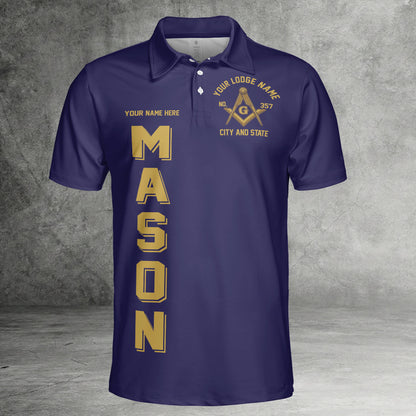 Custom Prince Hall Masonic Polo Shirt