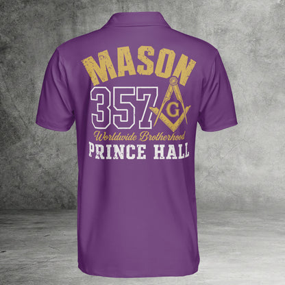 Custom Prince Hall Masonic Polo Shirt