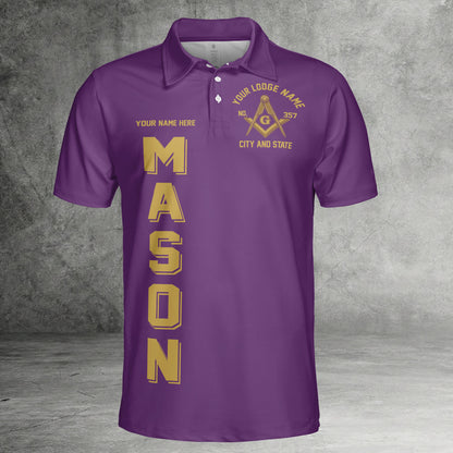 Custom Prince Hall Masonic Polo Shirt
