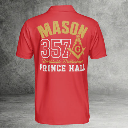 Custom Prince Hall Masonic Polo Shirt