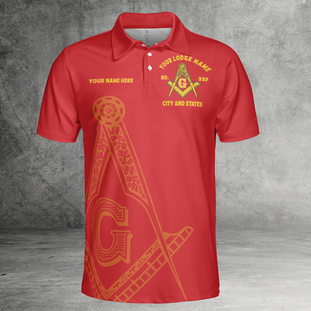 Custom Prince Hall Mason Polo Shirt