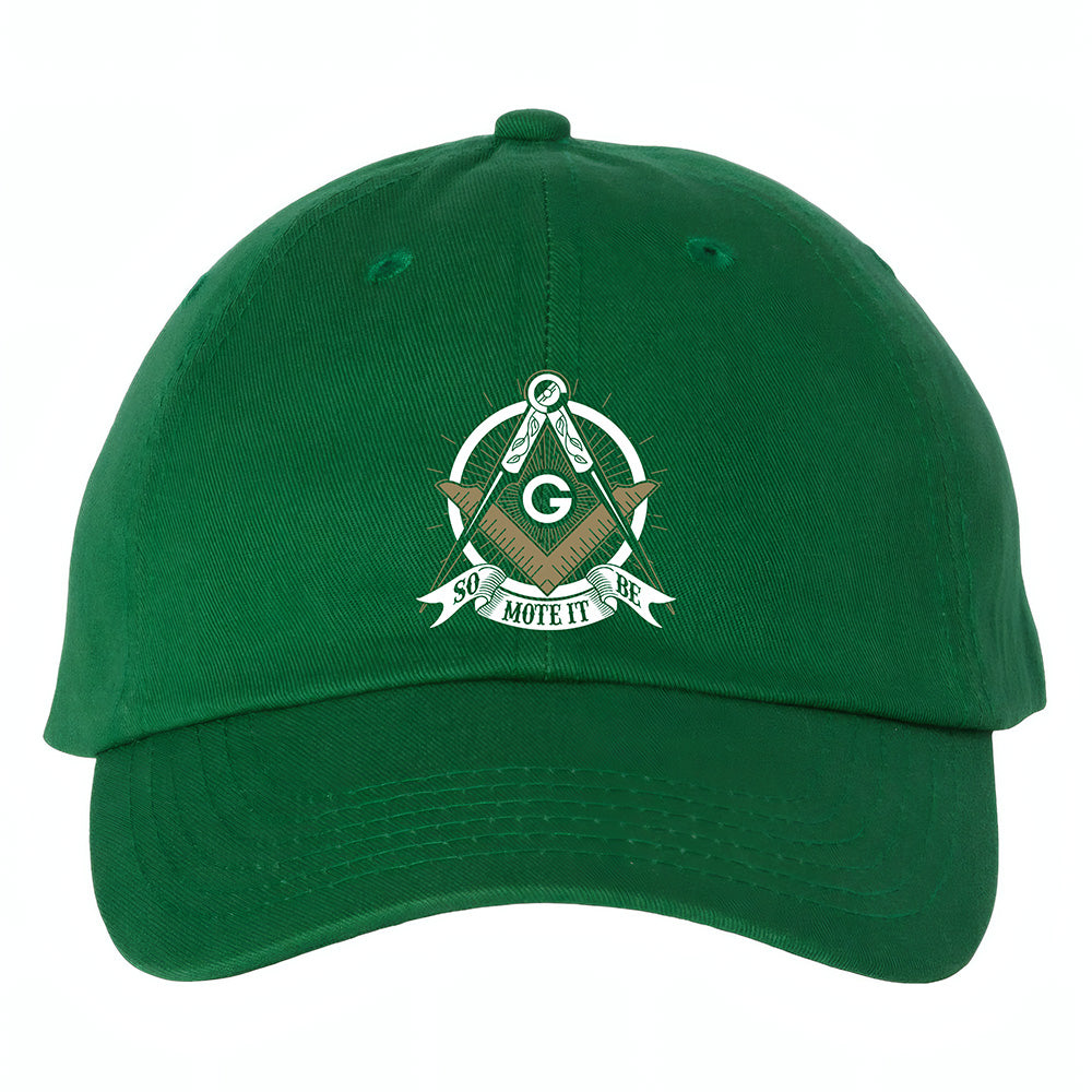 So Mote It Be Hat - Printed