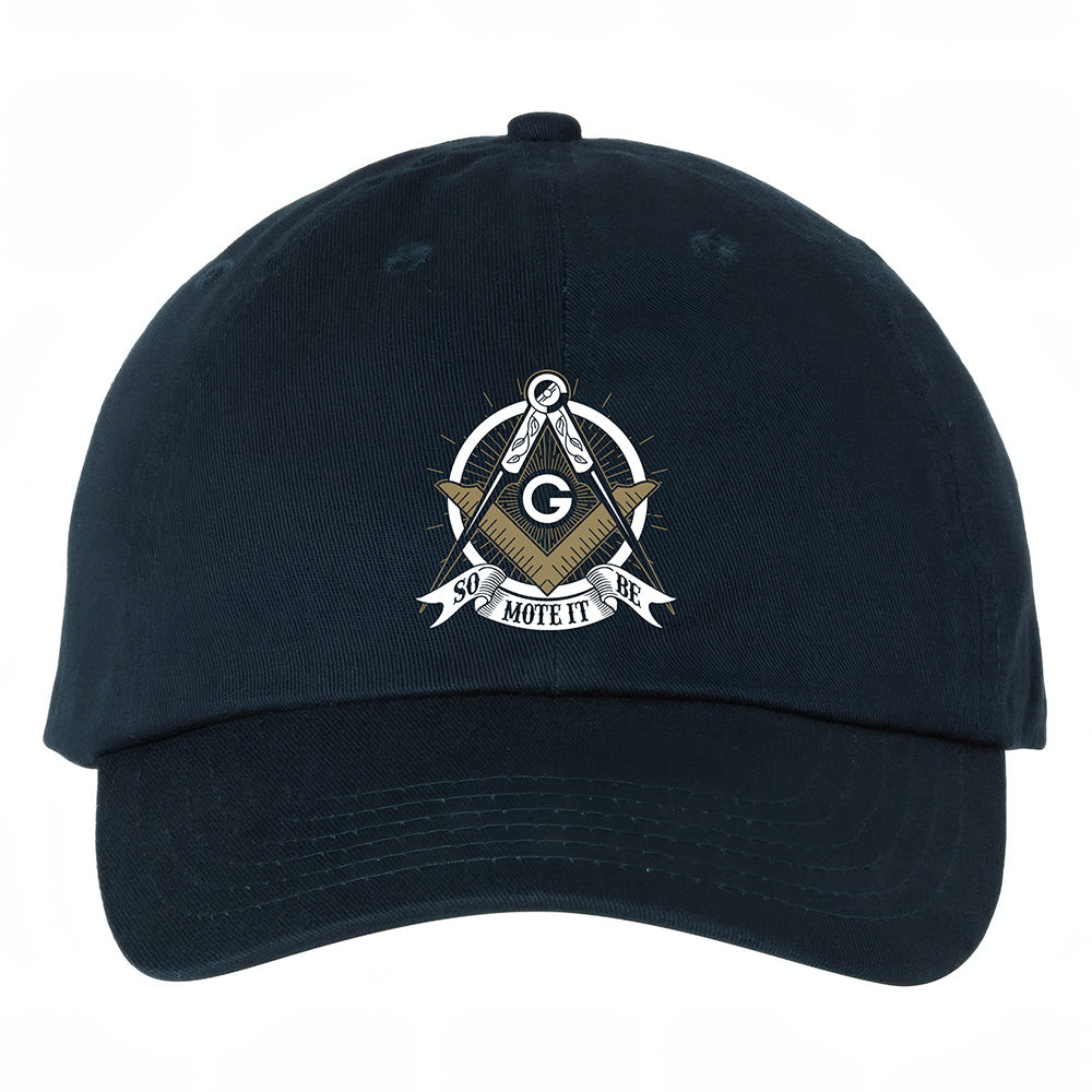 So Mote It Be Hat - Printed