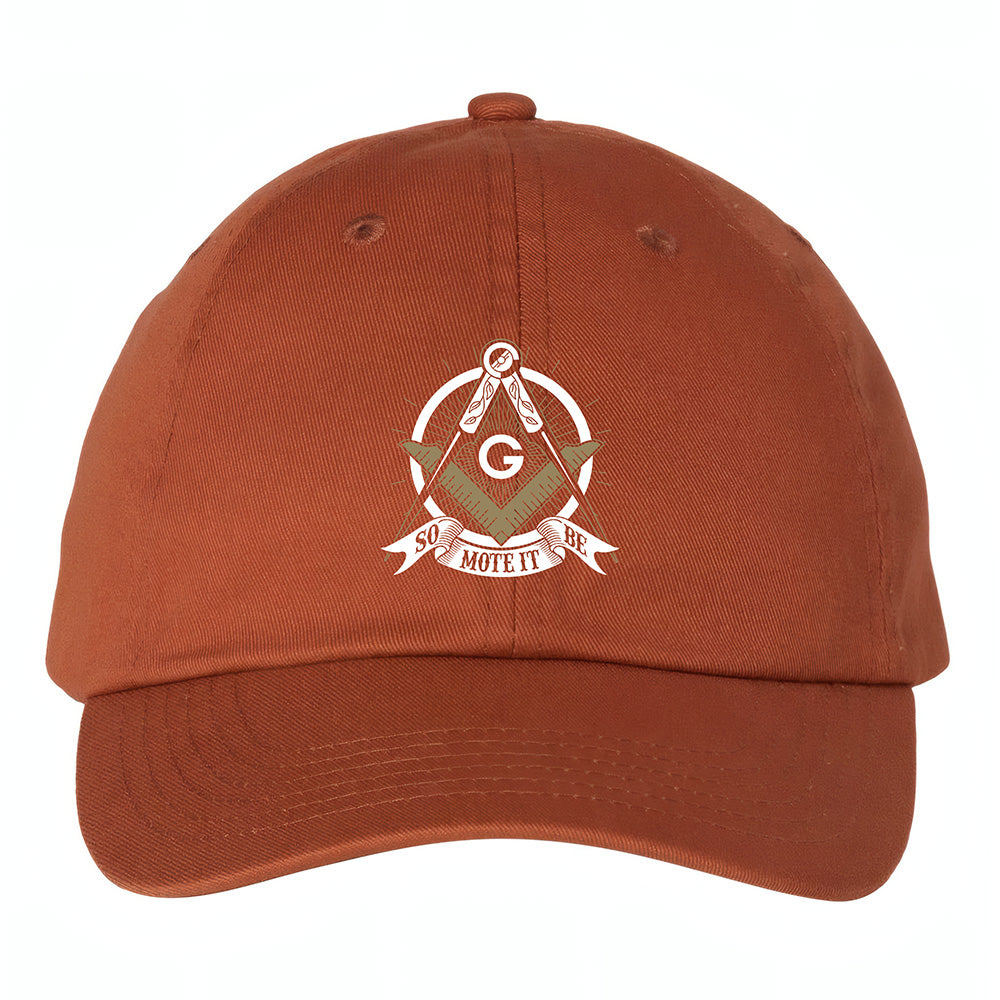 So Mote It Be Hat - Printed