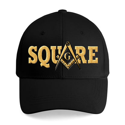 Square Cap - Embroidered